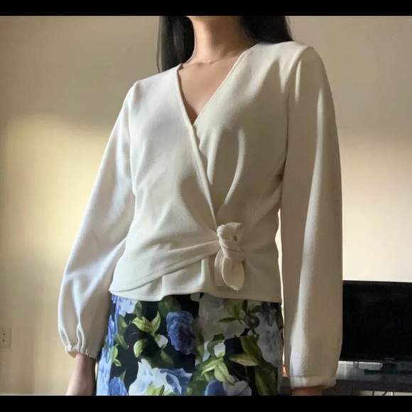 Madewell wrap top never worn, NWT! - Picture 1 of 2